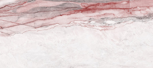 Rose Quartz Veined Marble Wall Mural