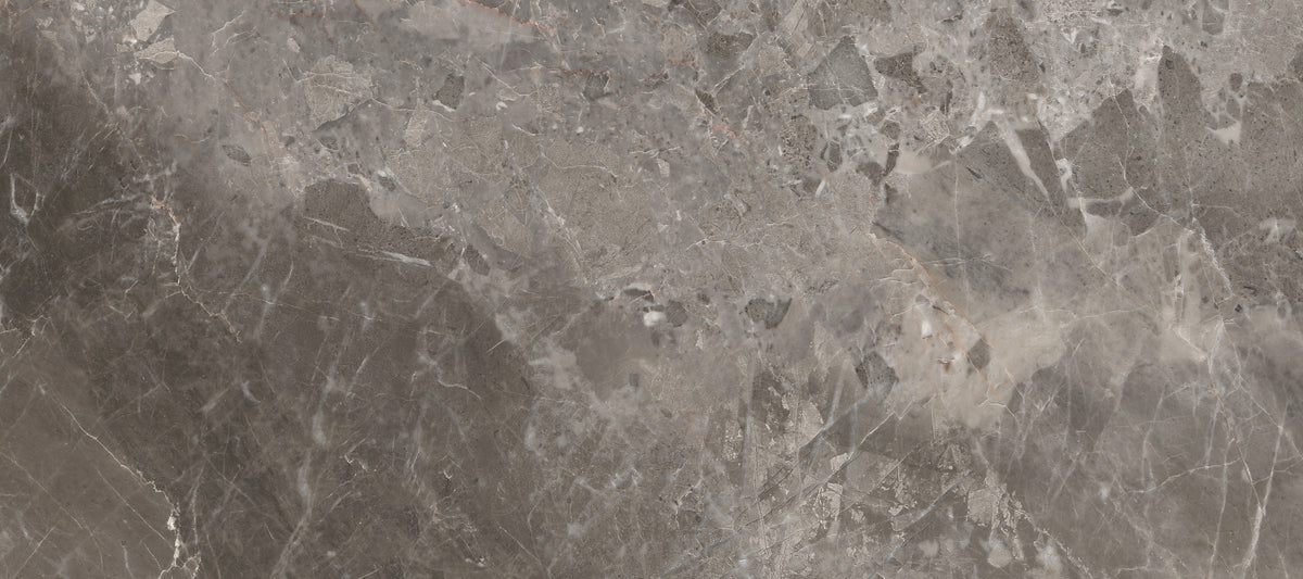 Stormy Grey Marble Texture Wall Mural