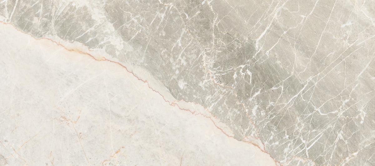 Serene Grey Marble Veining Wall Mural in your room
