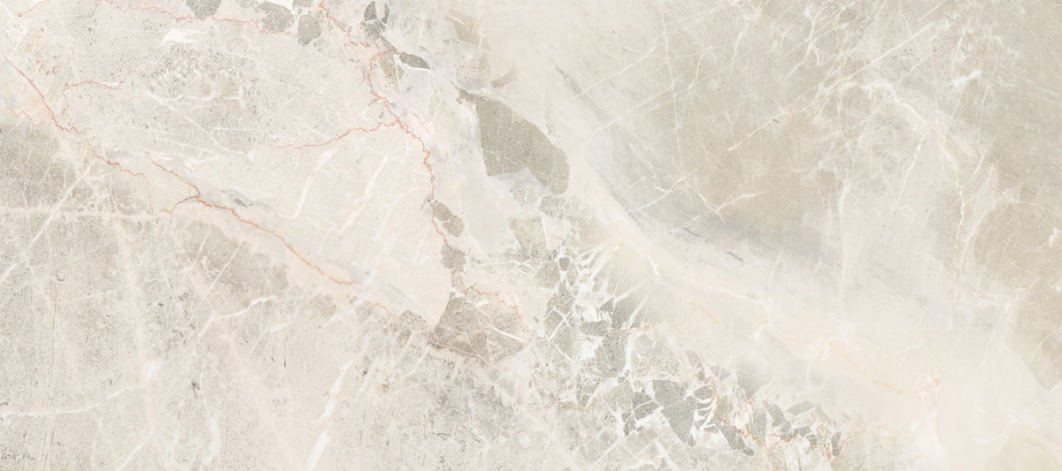 Natural Cream and Gray Marble Slab Wall Mural in your room