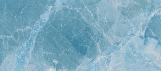 Cerulean Veined Stone Wall Mural