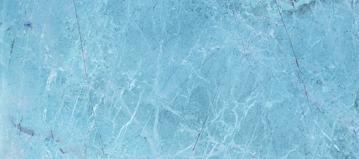Serene Azure Marble Texture Wall Mural in your room