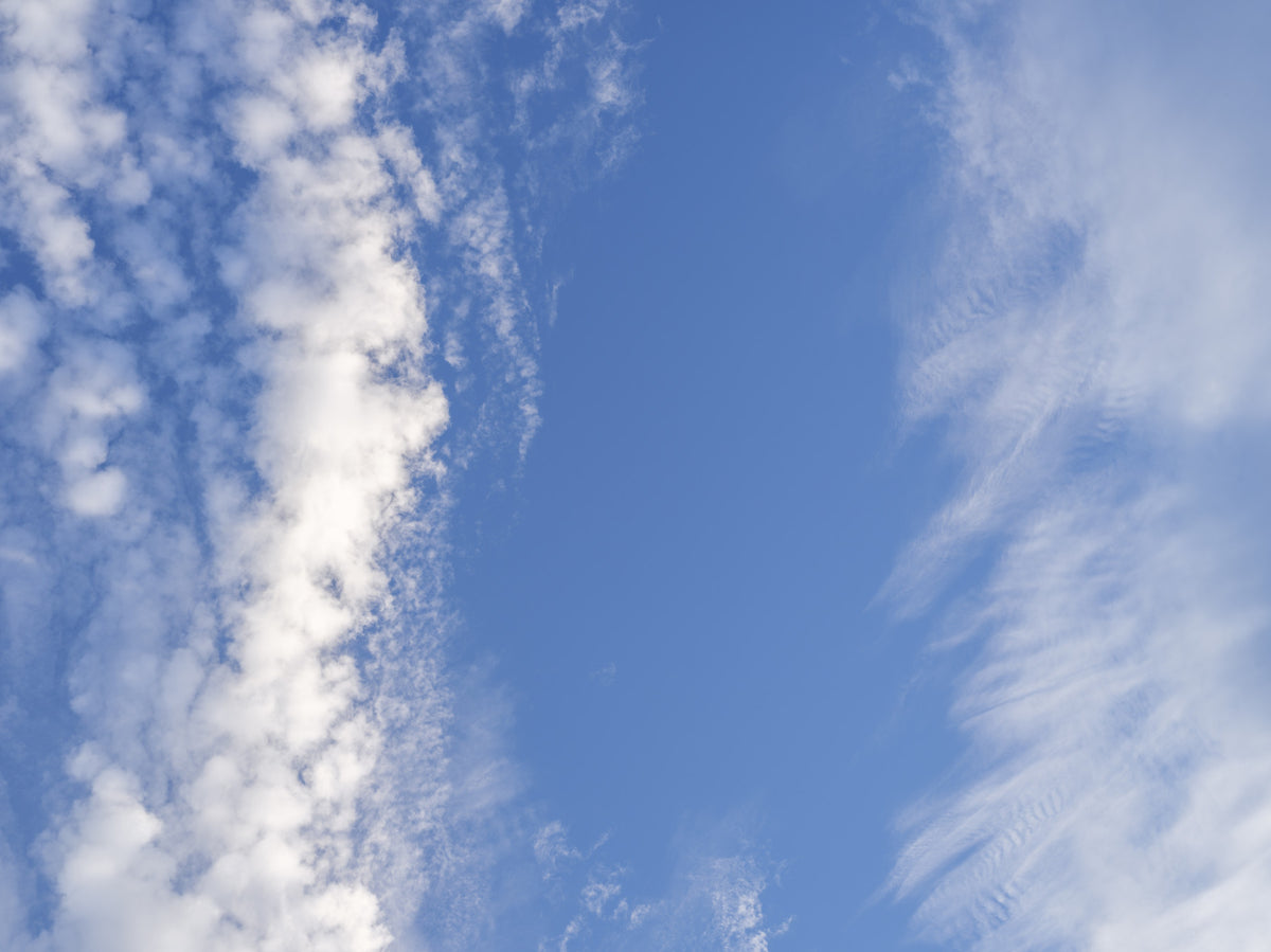 Drifting Cloudscape Wall Mural in your room — zoomed