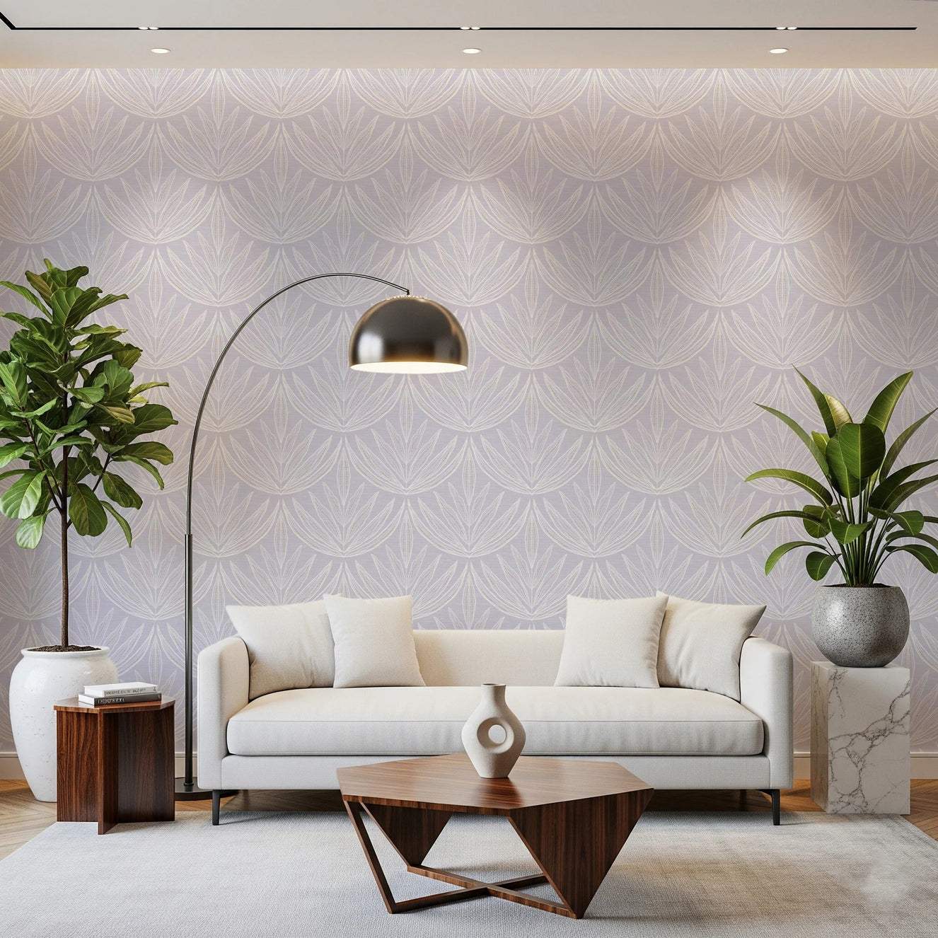 Lavender Lines Wallpaper⁠