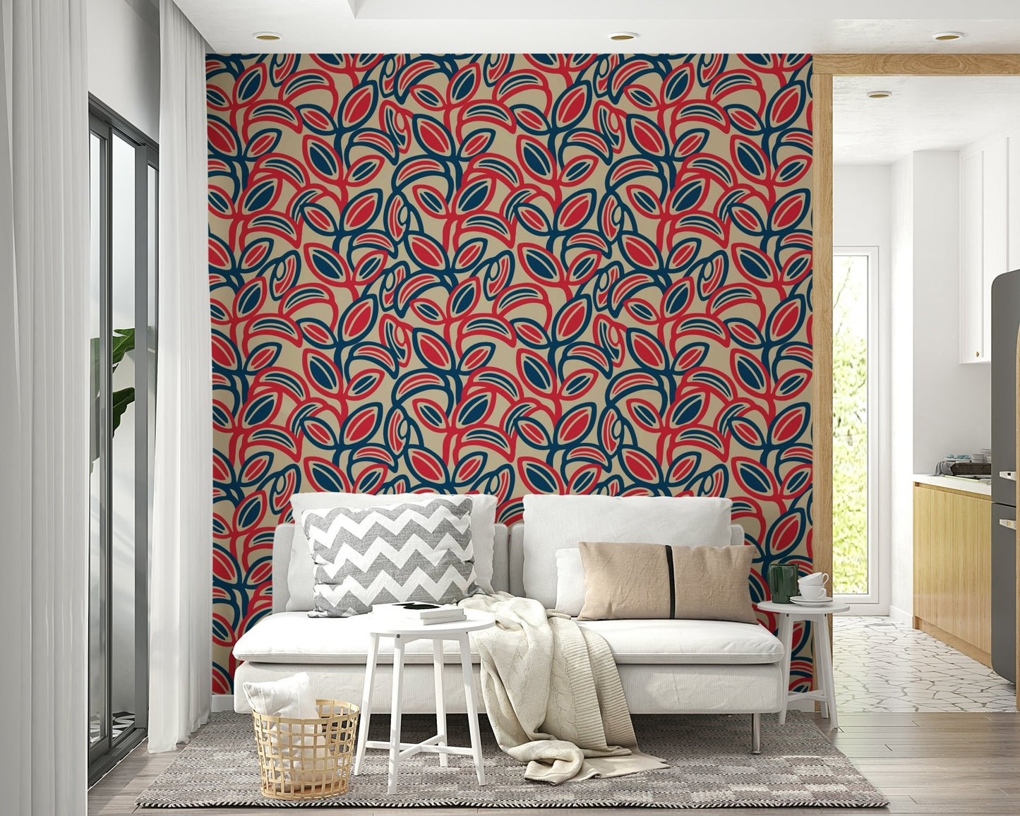 Dynamic and flowing leaf shapes.

