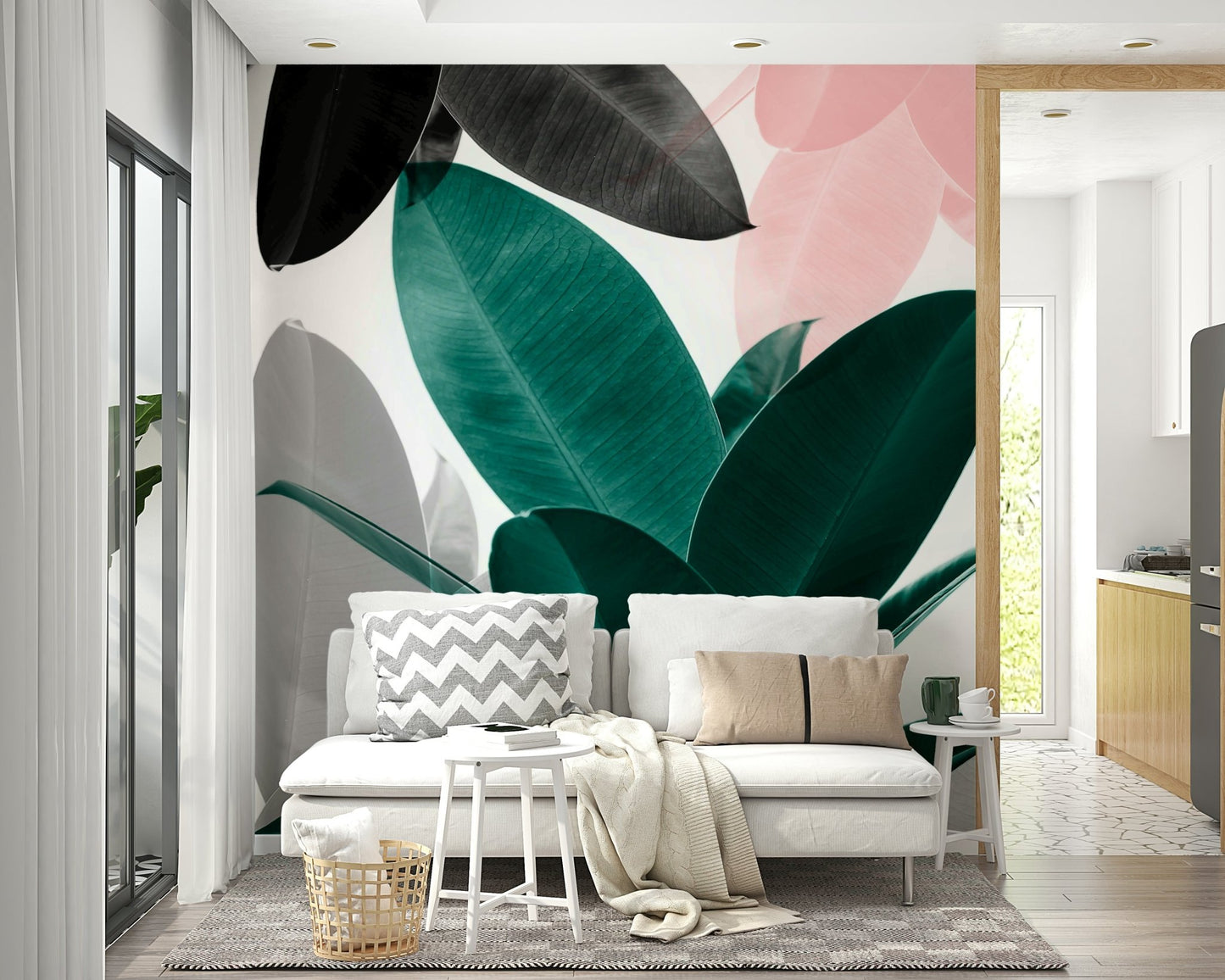 Focus on flowing lines and natural forms.

