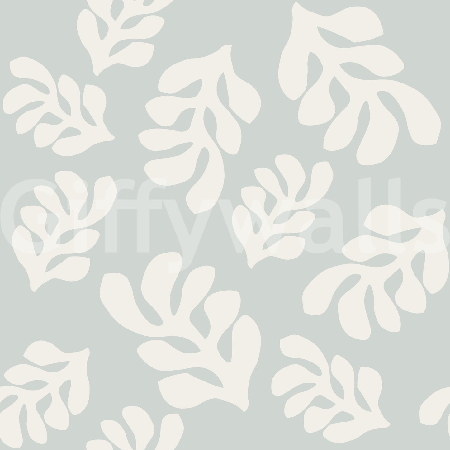 The Leafy Calm mural makes a sophisticated and subtle statement.

