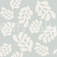 The Leafy Calm mural makes a sophisticated and subtle statement.

