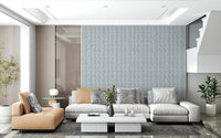 Vertical foliage trail Leaves Cascade wall mural art.