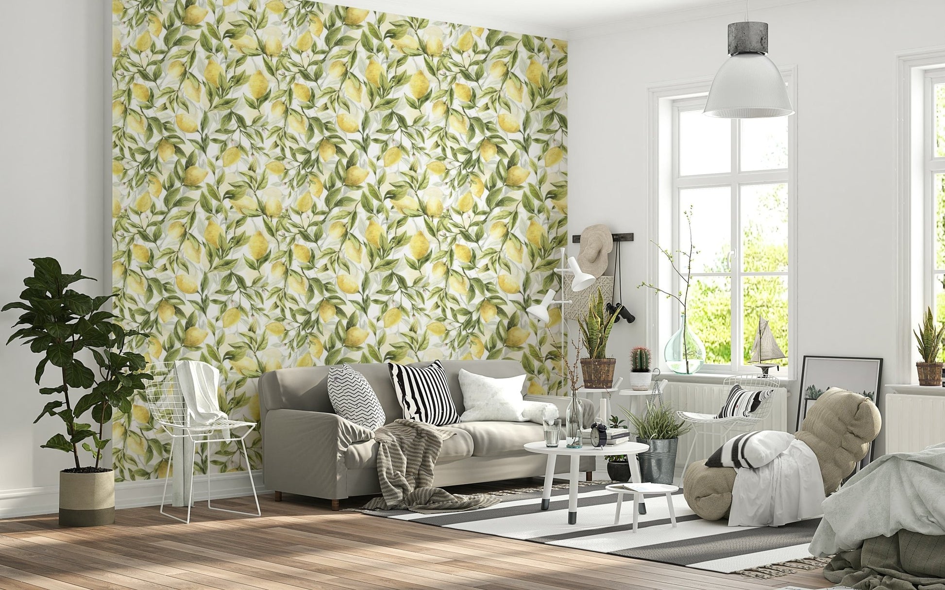 Lemon Grove Dreams mural artistic rendering summer orchard citrus.