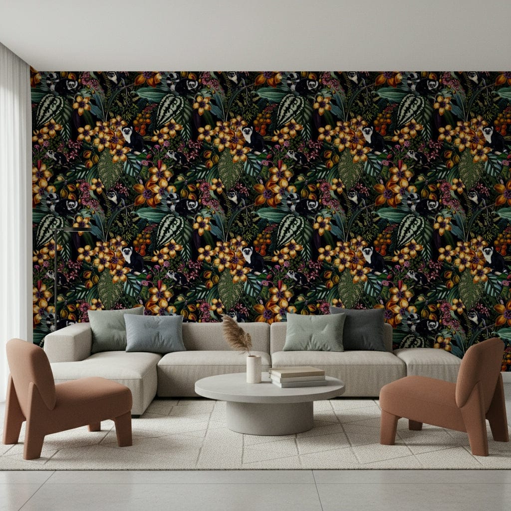 Lemur's Secret Garden Wallpaper⁠