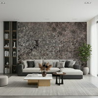 Textured mural with detailed lichen and moss patterns for nature-themed or contemporary interiors.