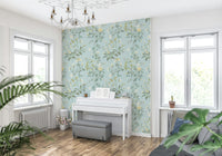 Light Botanical Wallpaper – Gentle pastel tones with airy botanical designs for a soothing and elegant wall feature.