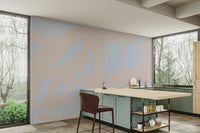 Light and airy wall mural for bedrooms

