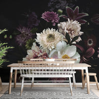 Lily Flower Wallpaper Mural - Giffywalls