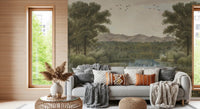 Install the Lily Pond Serenity wall mural for a serene backdrop in home offices.