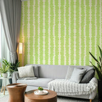 Fresh Lime Pebble Stacks wallpaper for bathrooms

