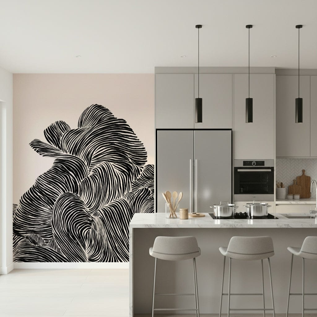 Linear Wall Mural