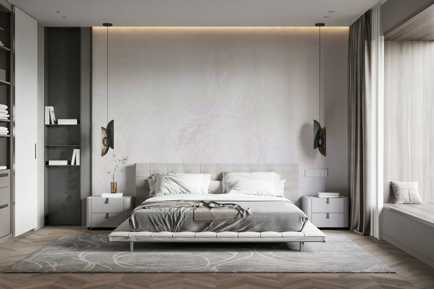 An artistic minimalist weave mural for home decor.

