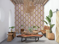 Linked mod wallpaper featuring interlocking geometric shapes in a modern style.