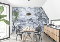 Little Village Clouds Wallpaper Murals - Giffywalls