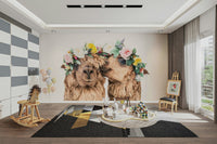 Heartwarming animal photography or illustration.

