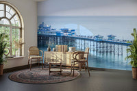 Calm, blue ocean waters.

