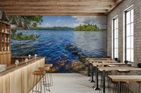 The sky is cloudy and gray.

