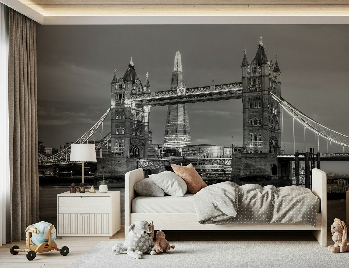 Tower Bridge and the Shard Wall Mural