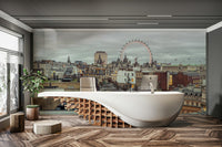 The design has a very polished and peaceful effect on the space.

