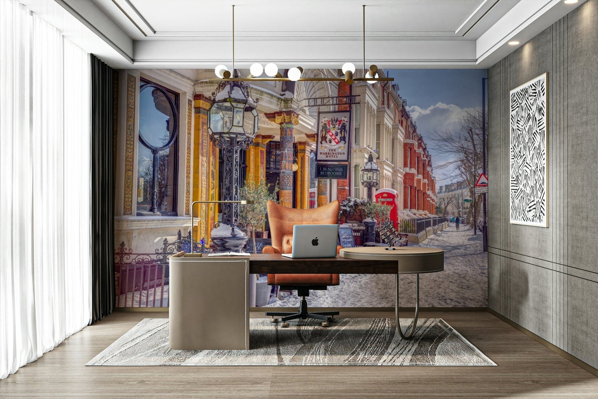 Ideal for a living room, study, or bedroom.

