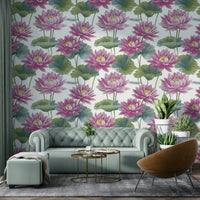 The leaves and stems are a peaceful shade of green.

