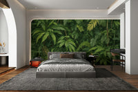 The colors are soft, muted tones of green and yellow.

