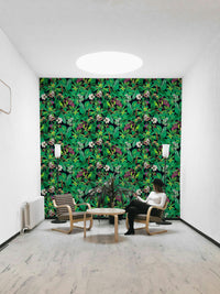 Green Garden tranquil wall mural

