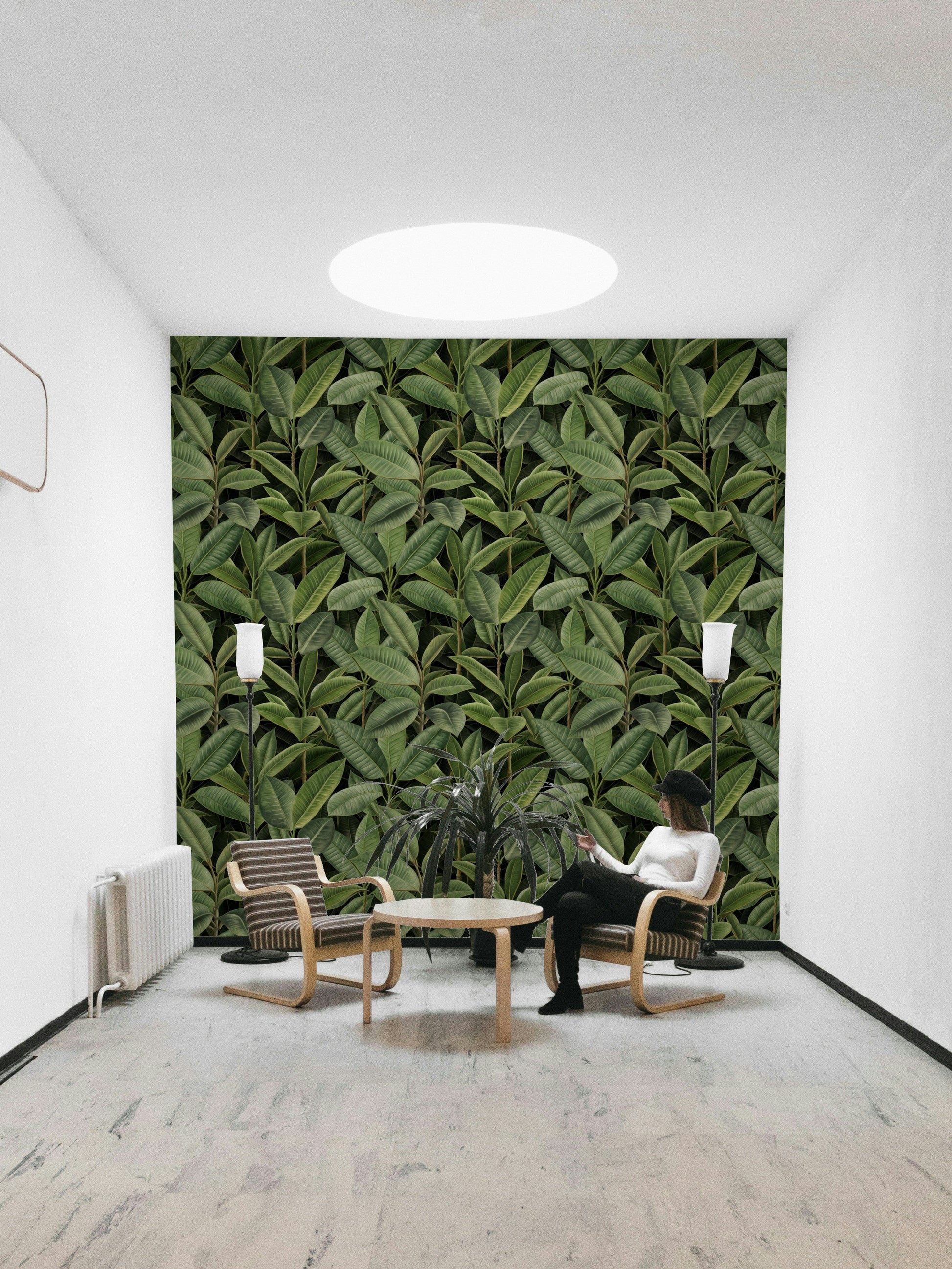 The print is high-quality with incredible detail in the leaves.
