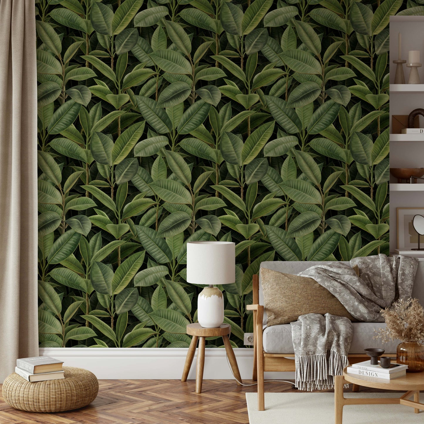 This piece is ideal for a living room, a bedroom, or a sunroom.
