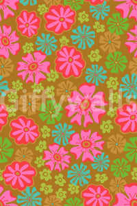 The design is non-realistic and interpretive.

