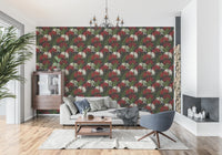 Lycoris Radiata Midnight Romantic spiderlily pattern Wallpaper⁠