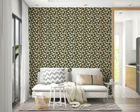 Magnolia mural in dark dusk tones for feature walls


