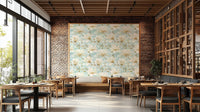 Elegant magnolia flower wallpaper perfect for serene rooms.

