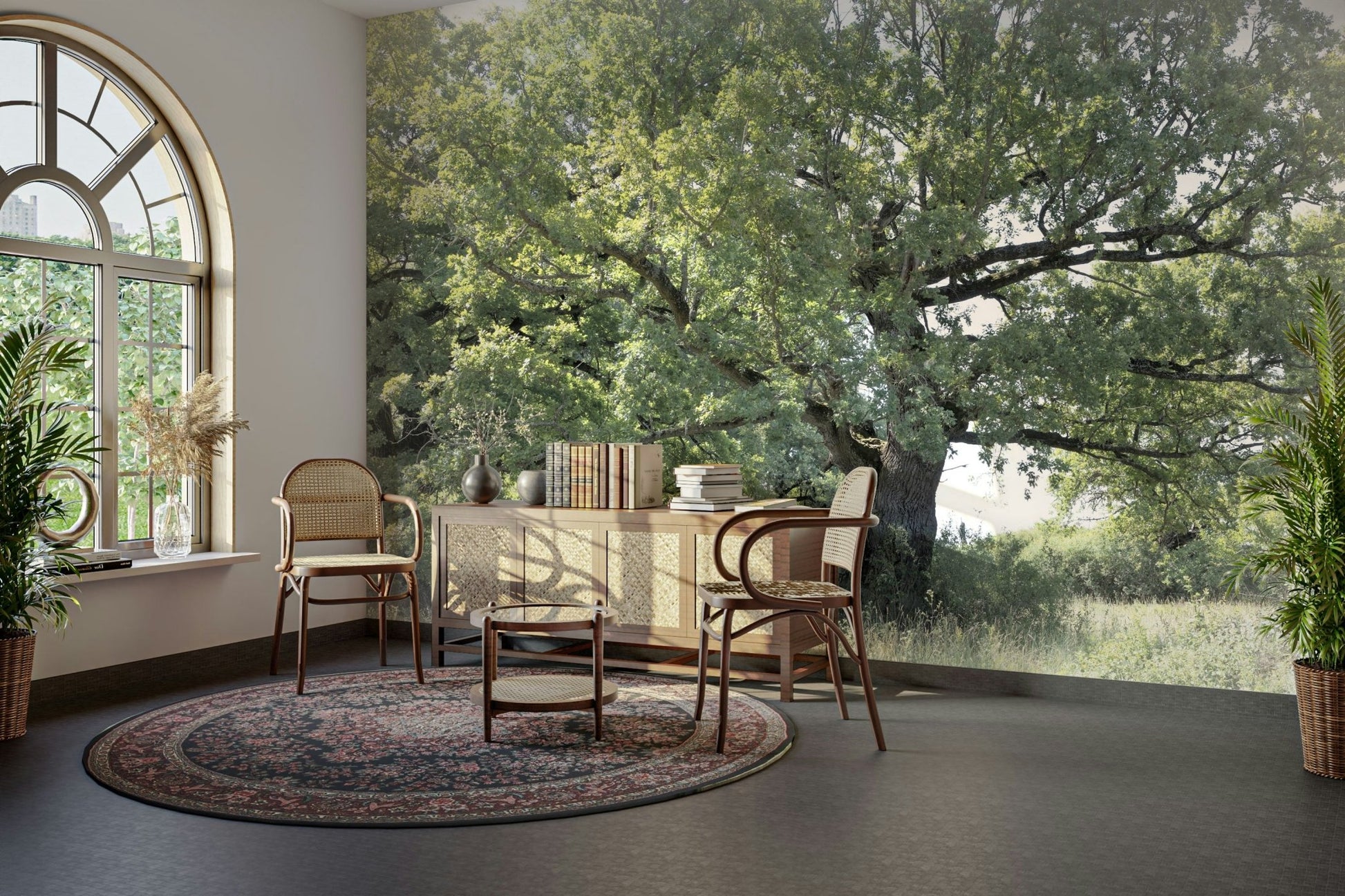 Calm outdoor scene wallpaper
