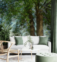 Light through trees wallpaper
