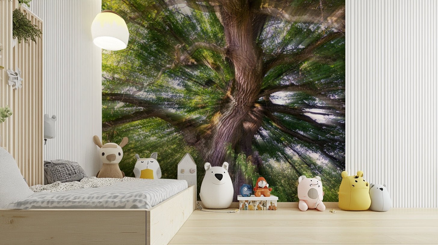 Striking tree wallpaper design
