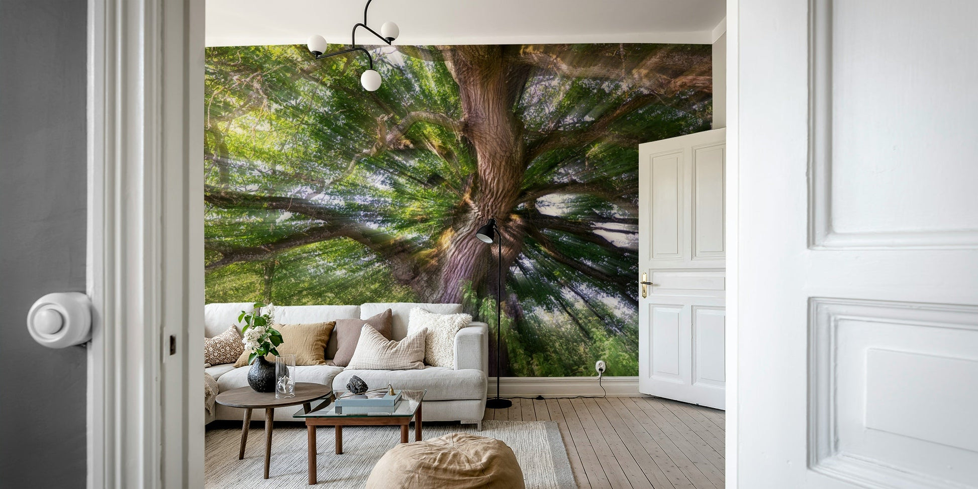 Majestic tree mural wallpaper

