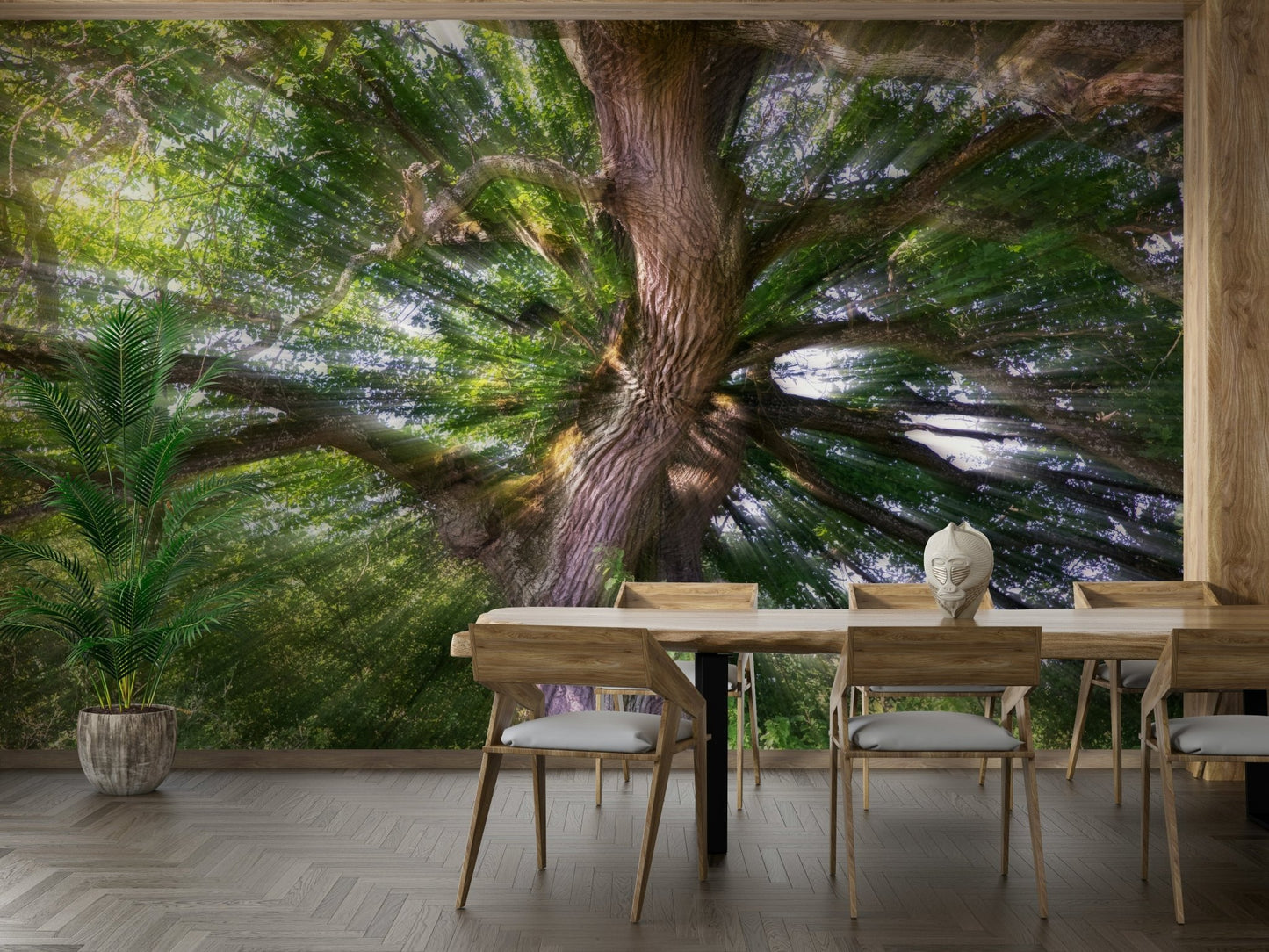 Tree-focused wall art wallpaper
