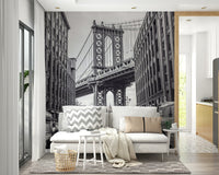 Manhattan Bridge from the Dumbo Wall Mural