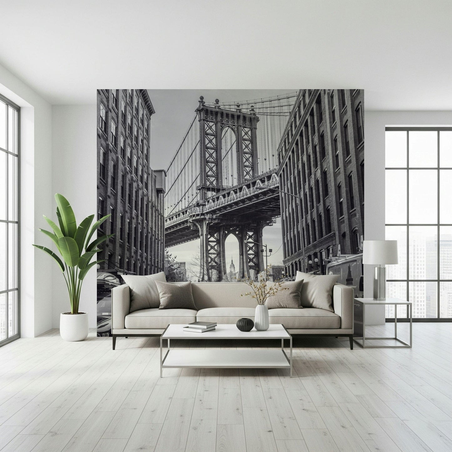 Manhattan Bridge from the Dumbo Wall Mural