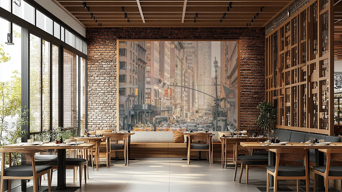 Sense of urban dynamism and energy.

