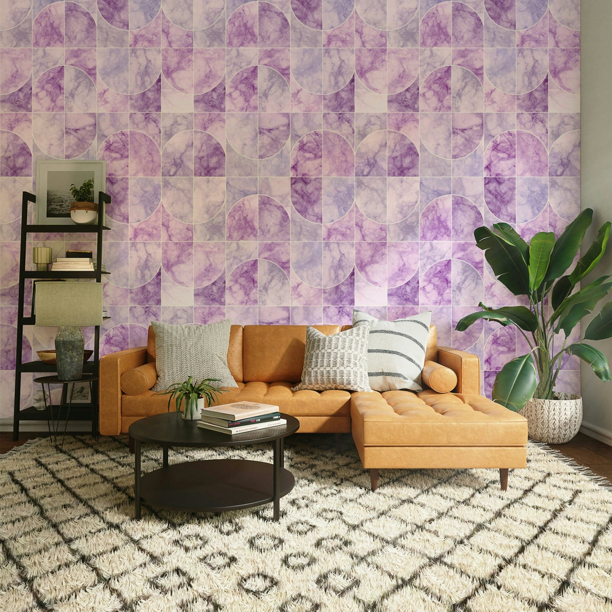 Wall decor evoking contemporary elegance and harmony.

