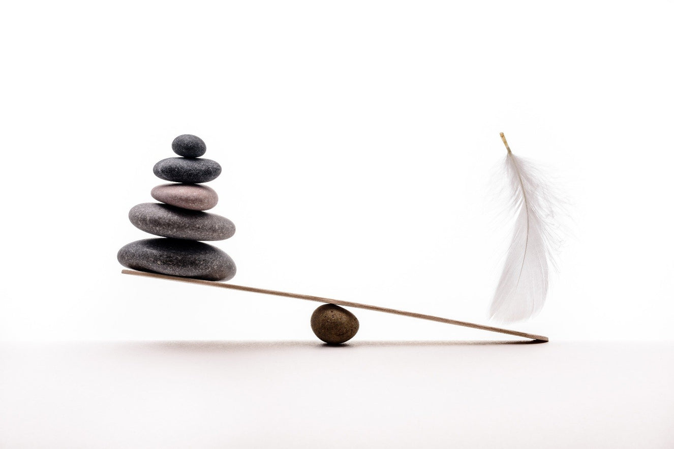 Spa Stones Plume Wallpaper Mural